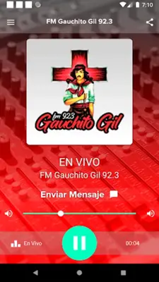 Fm Gauchito Gil 92.3 android App screenshot 2